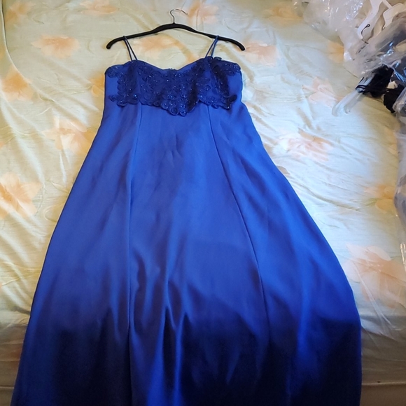 Blue Long Formal Dress - Picture 1 of 6